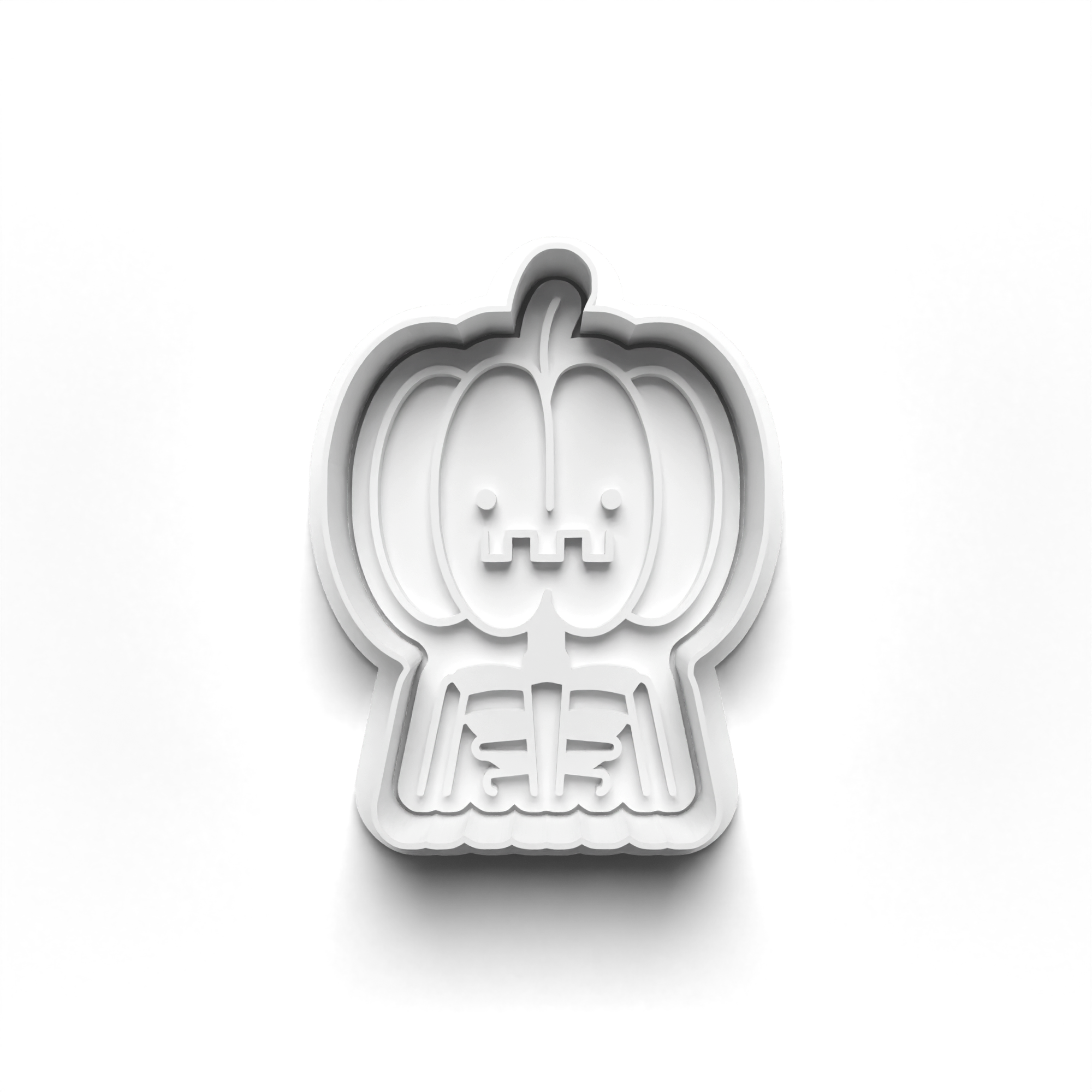Halloween Pumpkin Heads Cookie Cutters Set + Stamps for Baking, Cookies, Crafts 0450