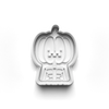 Halloween Pumpkin Heads Cookie Cutters Set + Stamps for Baking, Cookies, Crafts 0450