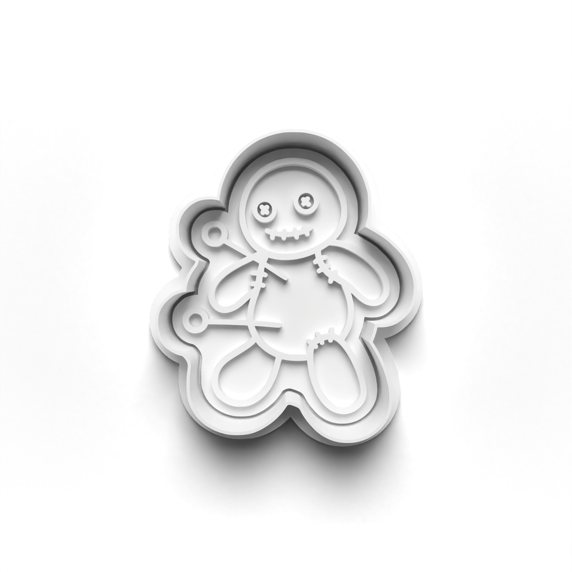 Voodoo Cookie Cutters Set + Stamps for Baking, Cookies, Crafts 0454