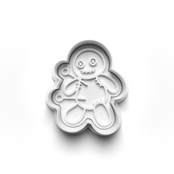Voodoo Cookie Cutters Set + Stamps for Baking, Cookies, Crafts 0454