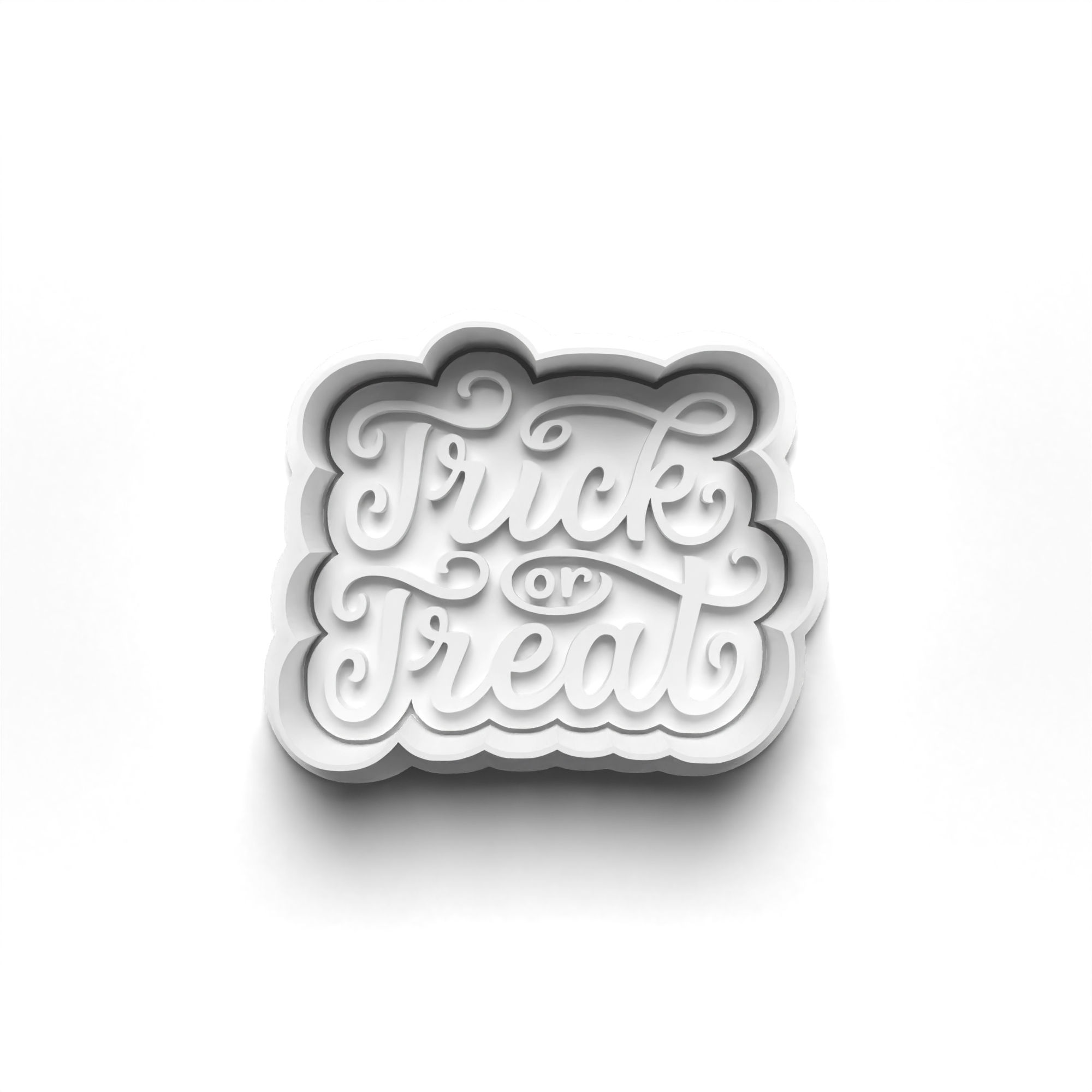 Halloween Writing Cookie Cutters Set + Stamps for Baking, Cookies, Crafts 0452