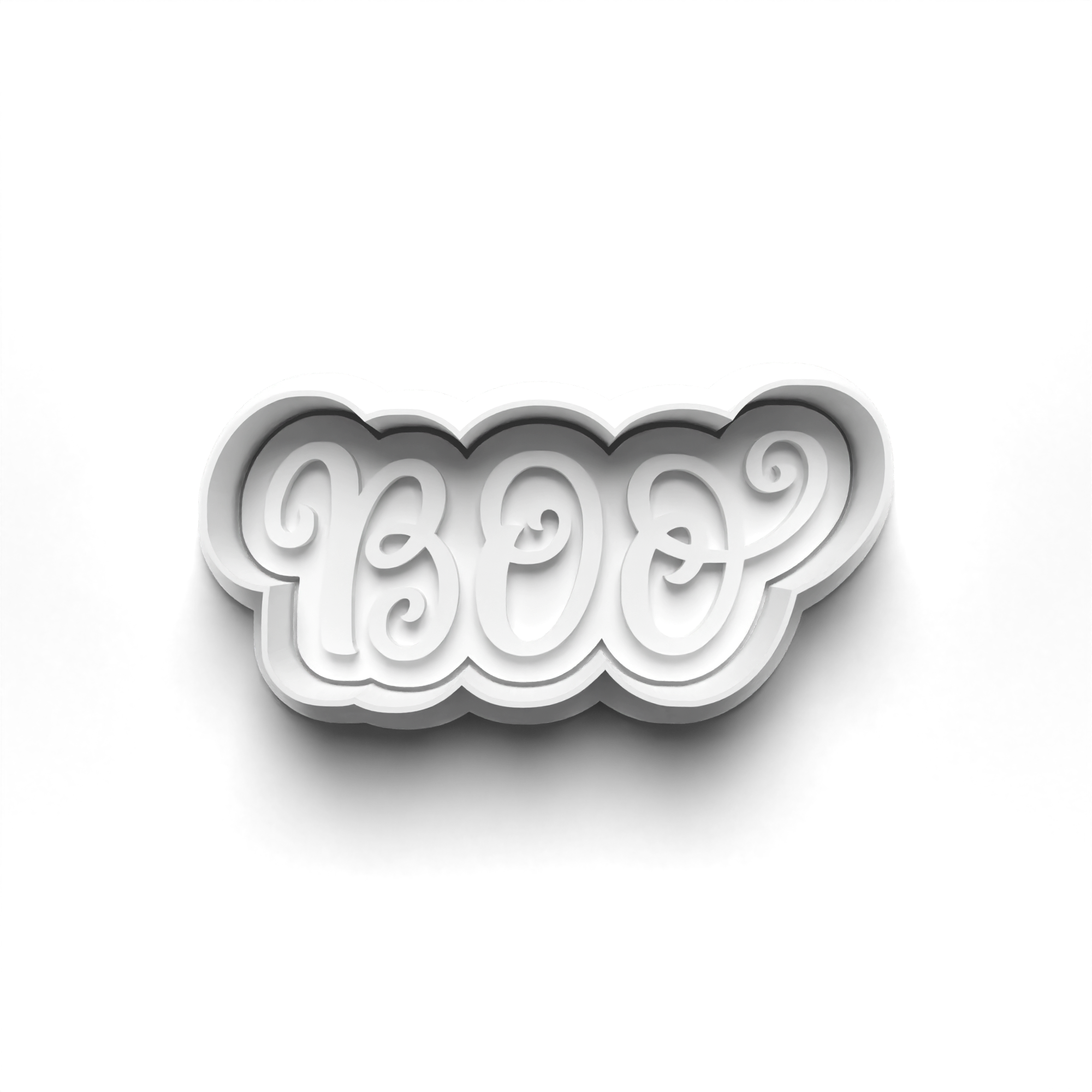 Halloween Writing Cookie Cutters Set + Stamps for Baking, Cookies, Crafts 0452