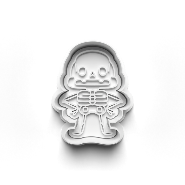 Halloween Cookie Cutters Set + Stamps for Baking, Cookies, Crafts 0453