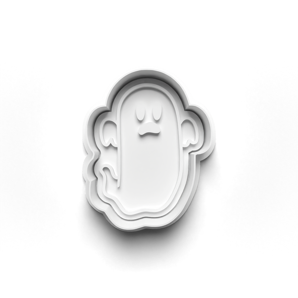 Halloween Monsters and Ghosts Cookie Cutters Set + Stamps for Baking, Cookies, Crafts 0454
