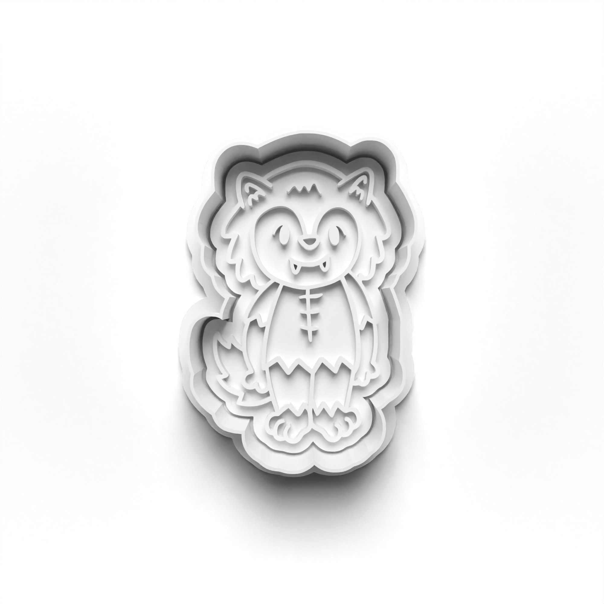 Halloween Monsters and Ghosts Cookie Cutters Set + Stamps for Baking, Cookies, Crafts 0454