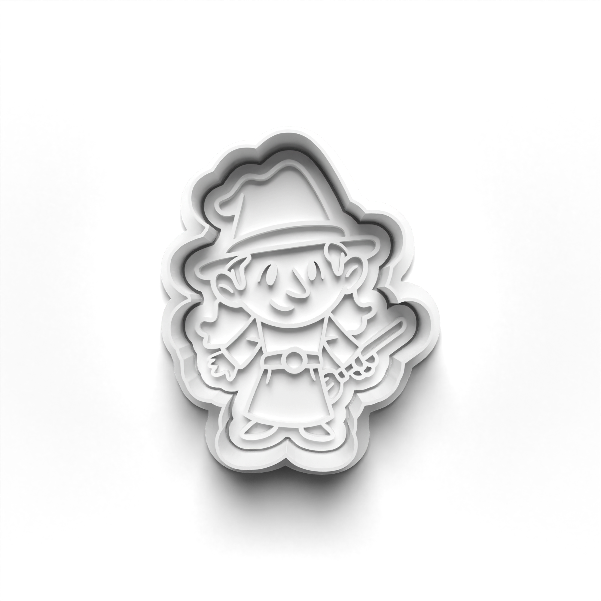 Halloween Witches and Monsters Cookie Cutters Set + Stamps for Baking, Cookies, Crafts 0455