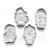 Halloween Witches and Monsters Cookie Cutters Set + Stamps for Baking, Cookies, Crafts 0455