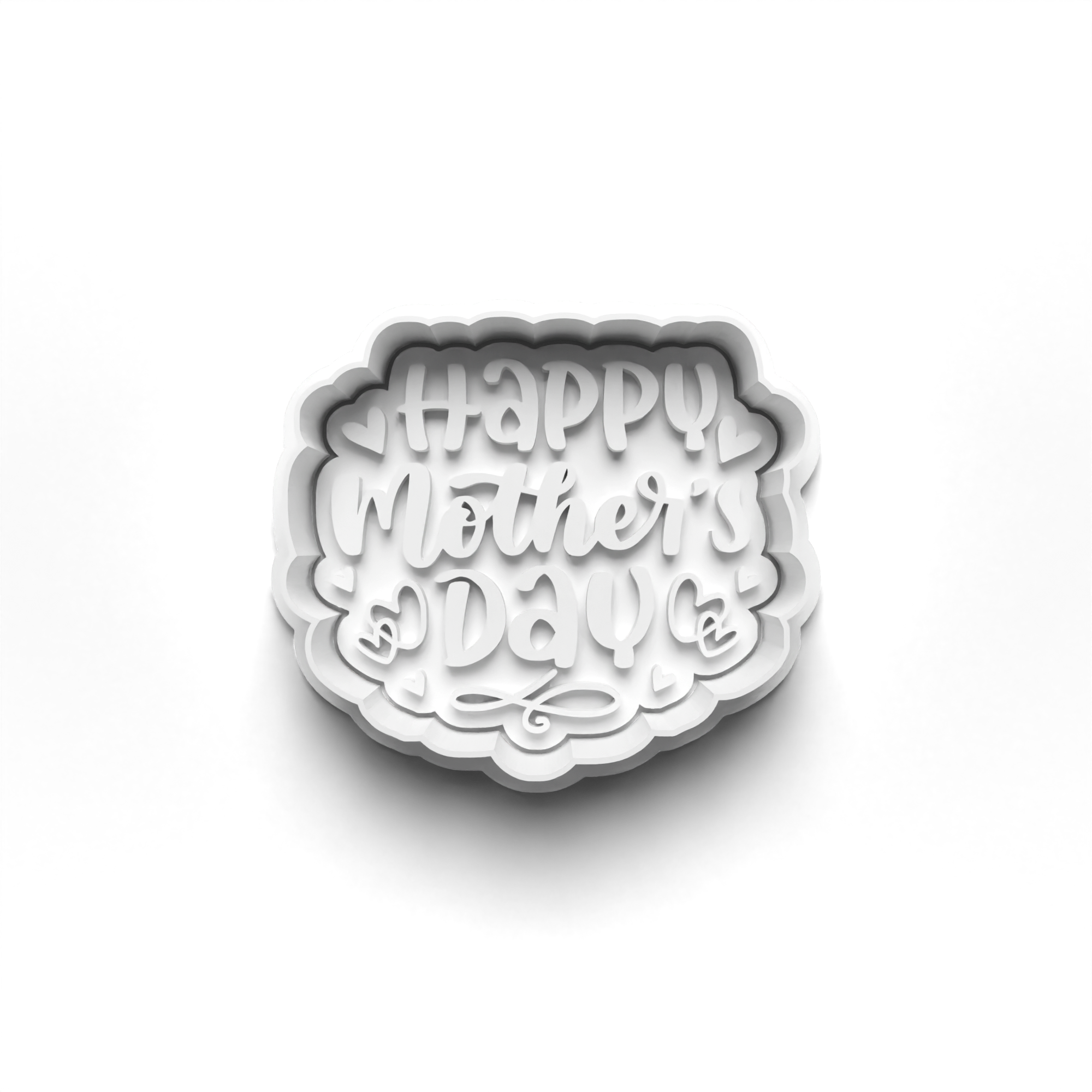 Mother's Day Theme Cookie Cutters Set + Stamps for Baking, Crafts, Dough 0793