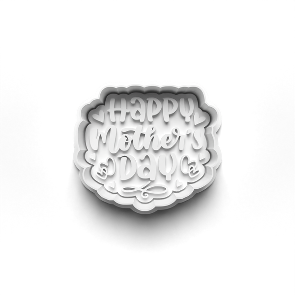Mother's Day Theme Cookie Cutters Set + Stamps for Baking, Crafts, Dough 0793