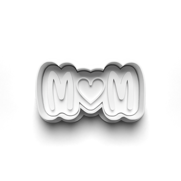 Mother's Day Theme Cookie Cutters Set + Stamps for Baking, Crafts, Dough 0793