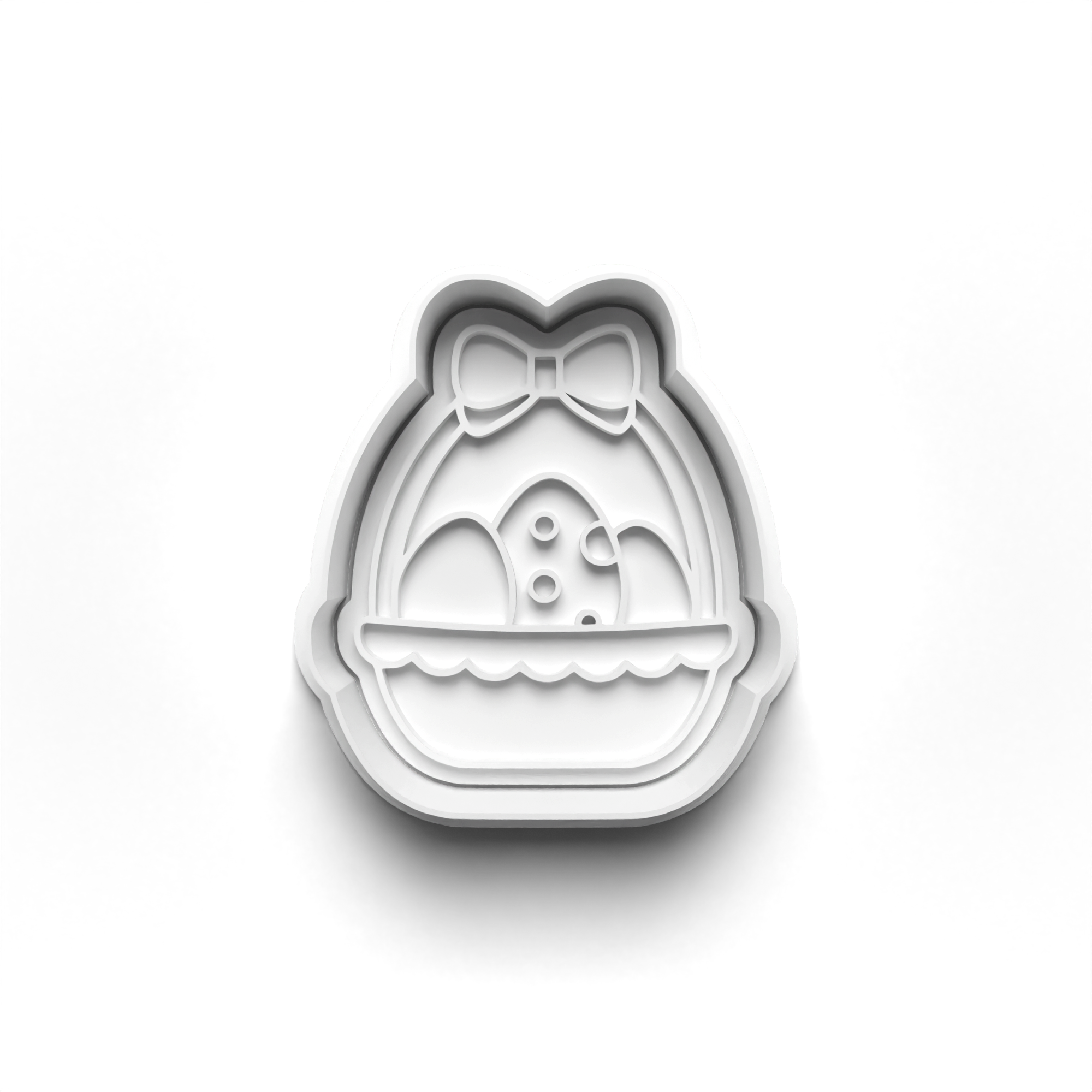 Easter 4 Piece Cookie Cutters Set + Stamps for Baking, Crafts, Play 0794