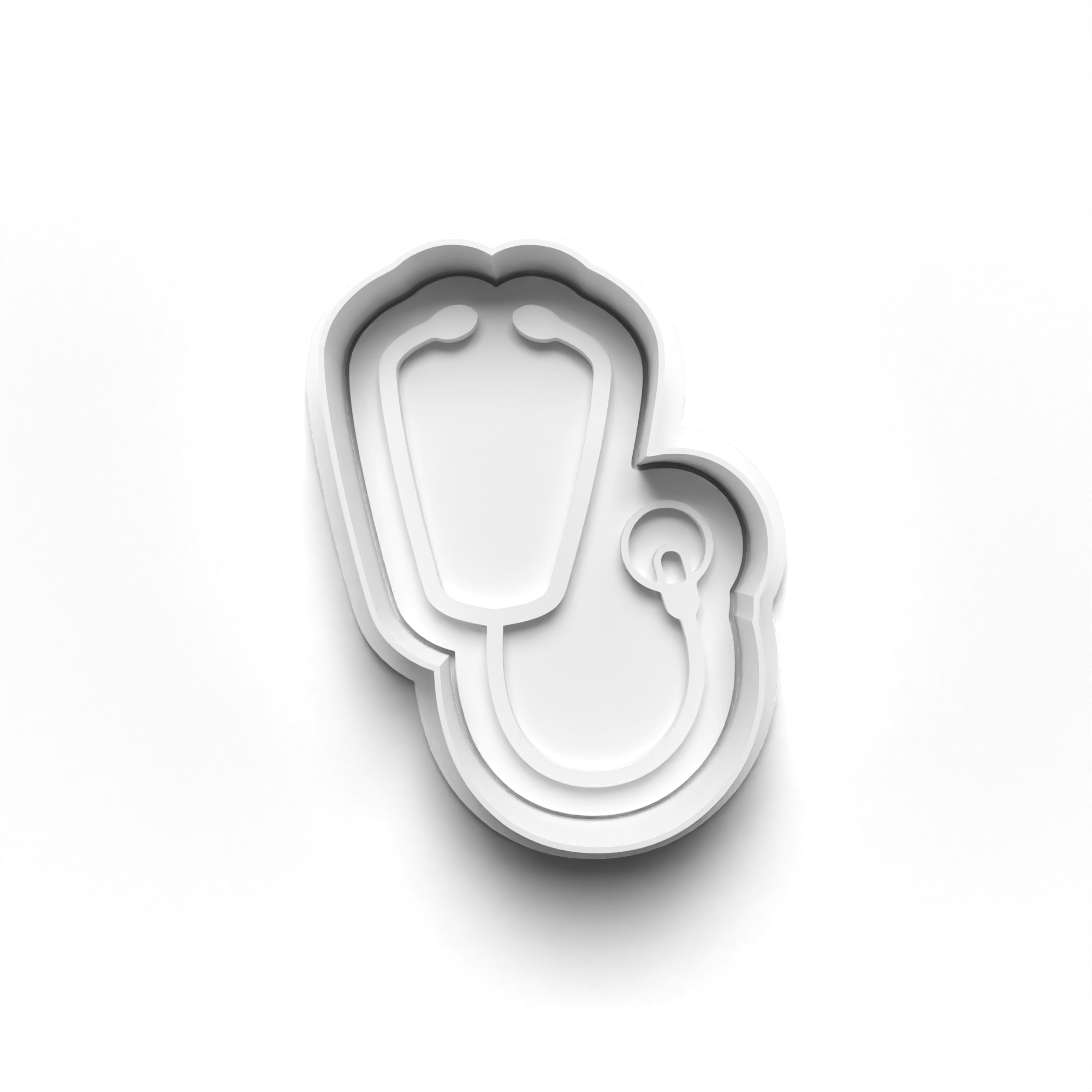 Doctor and Nurse Theme 4 Piece Cookie Cutters Set + Stamps for Baking, Crafts, Play 0798