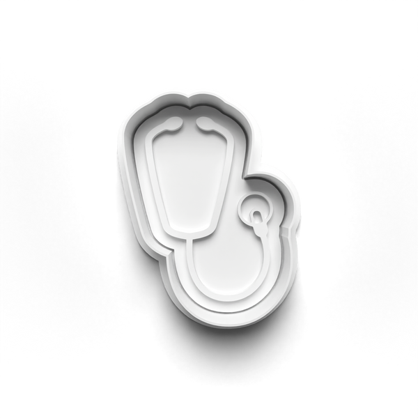 Doctor and Nurse Theme 4 Piece Cookie Cutters Set + Stamps for Baking, Crafts, Play 0798