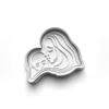 Mother and Baby Theme 4 Piece Cookie Cutters Set + Stamps for Baking, Crafts, Play 0801