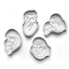 Mother and Baby Theme 4 Piece Cookie Cutters Set + Stamps for Baking, Crafts, Play 0801
