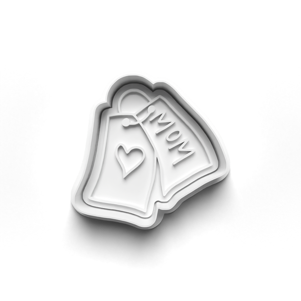 Mother's Day Theme Cookie Cutters Set + Stamps for Baking, Crafts, Dough 0803