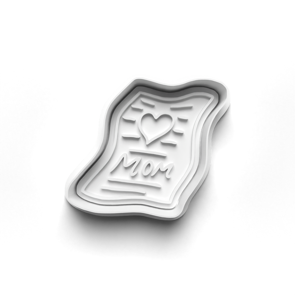 Mother's Day Theme Cookie Cutters Set + Stamps for Baking, Crafts, Dough 0803