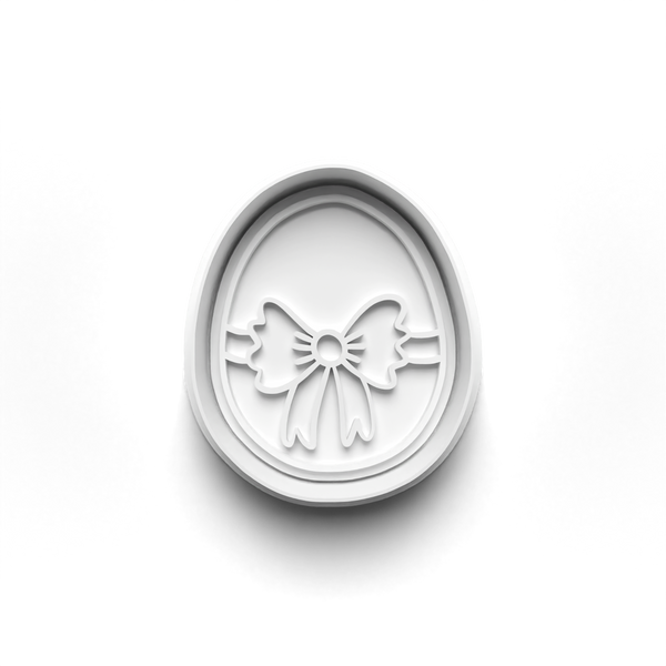 Easter Eggs Theme Cookie Cutters Set + Stamps for Baking, Crafts, Dough 0805