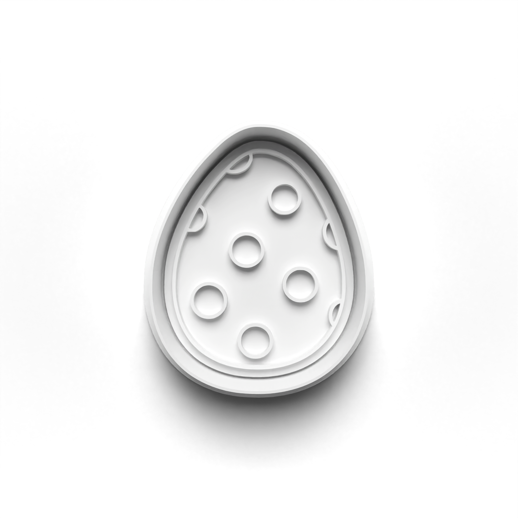 Easter Eggs Theme Cookie Cutters Set + Stamps for Baking, Crafts, Dough 0805