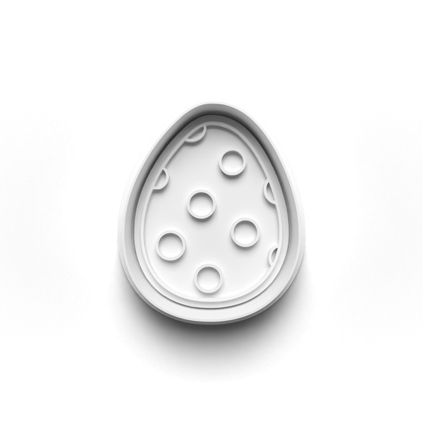 Easter Eggs Theme Cookie Cutters Set + Stamps for Baking, Crafts, Dough 0805