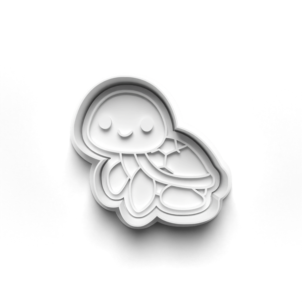 Turtles Theme Cookie Cutters Set + Stamps for Baking, Crafts, Play dough 0818