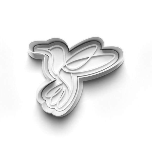 Hummingbird Theme Cookie Cutters Set + Stamps for Baking, Crafts, Play dough 0819