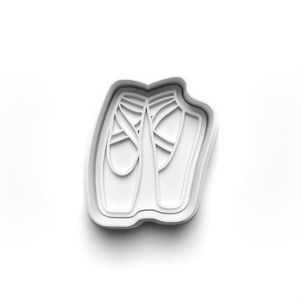 Ballet Theme Cookie Cutters Set + Stamps for Baking, Crafts, Play dough 0821