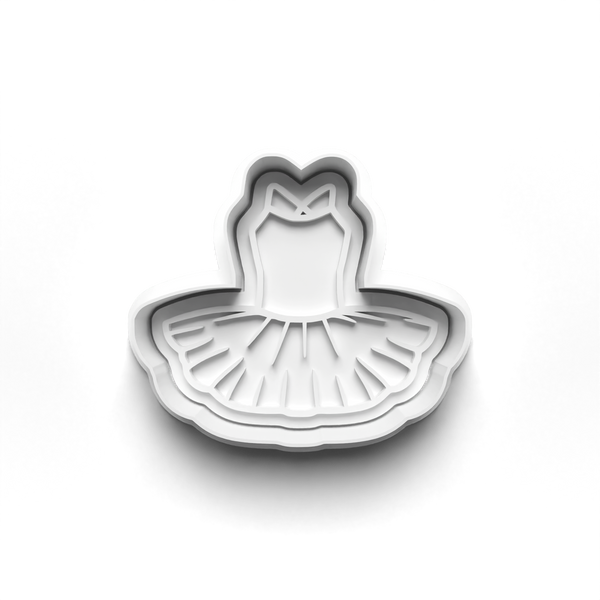 Ballet Theme Cookie Cutters Set + Stamps for Baking, Crafts, Play dough 0821