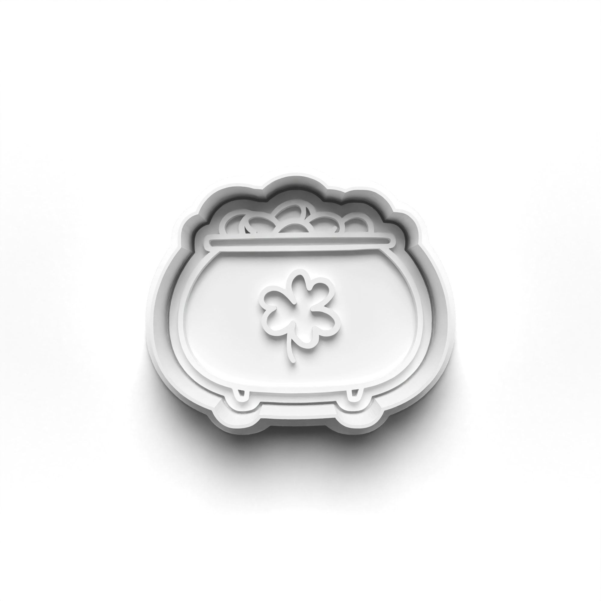 St Patrick's Day Theme Cookie Cutters Set + Stamps for Baking, Crafts, Dough 0824