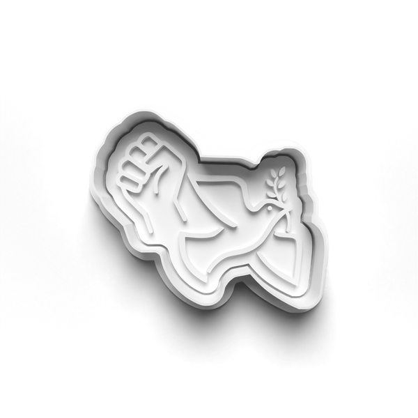 Resistance Theme Cookie Cutters Set + Stamps for Baking, Crafts, Dough 0829