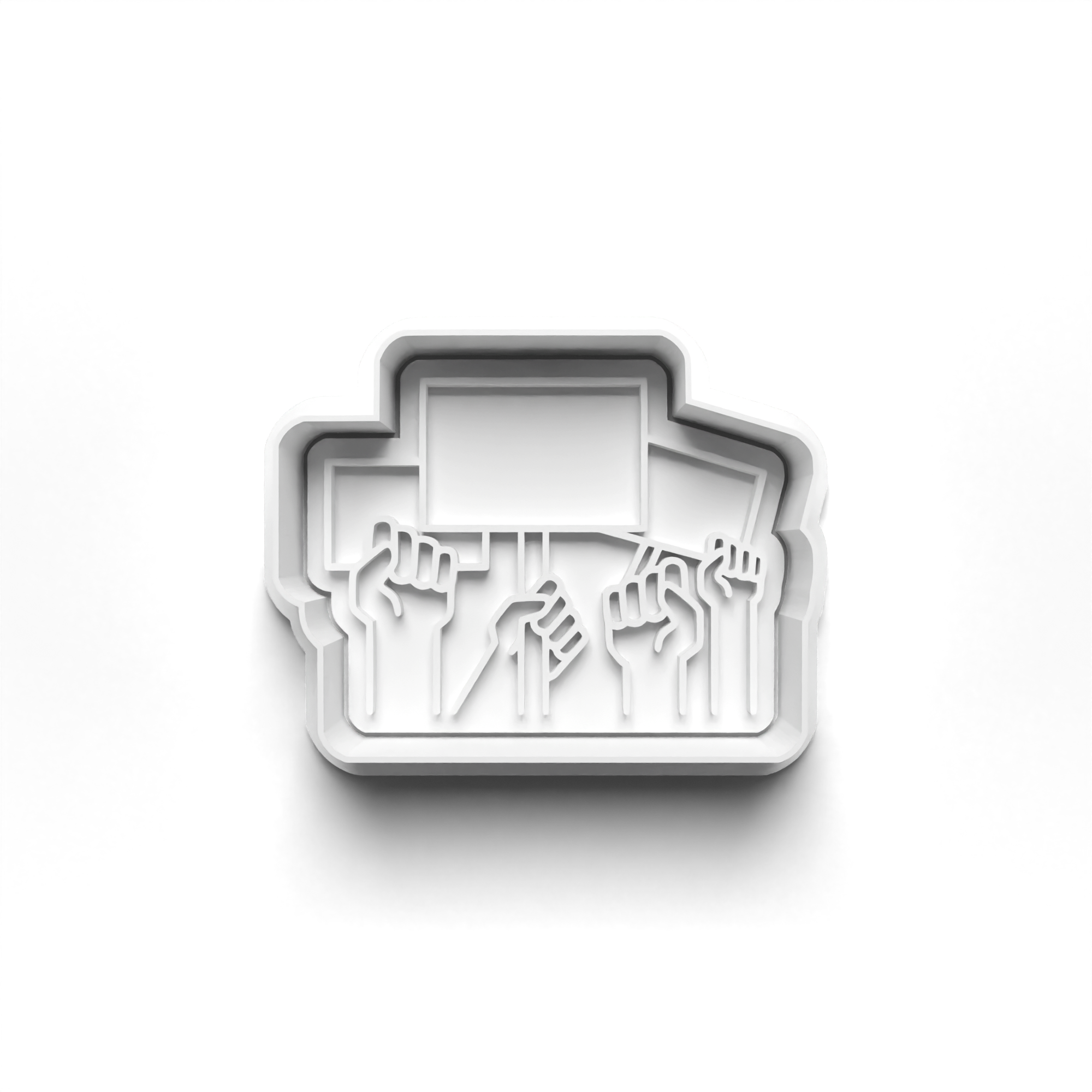 Resistance Theme Cookie Cutters Set + Stamps for Baking, Crafts, Dough 0829