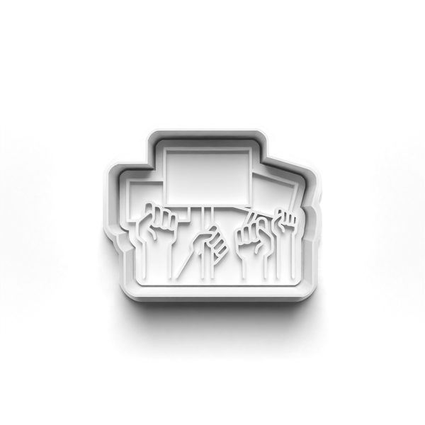 Resistance Theme Cookie Cutters Set + Stamps for Baking, Crafts, Dough 0829