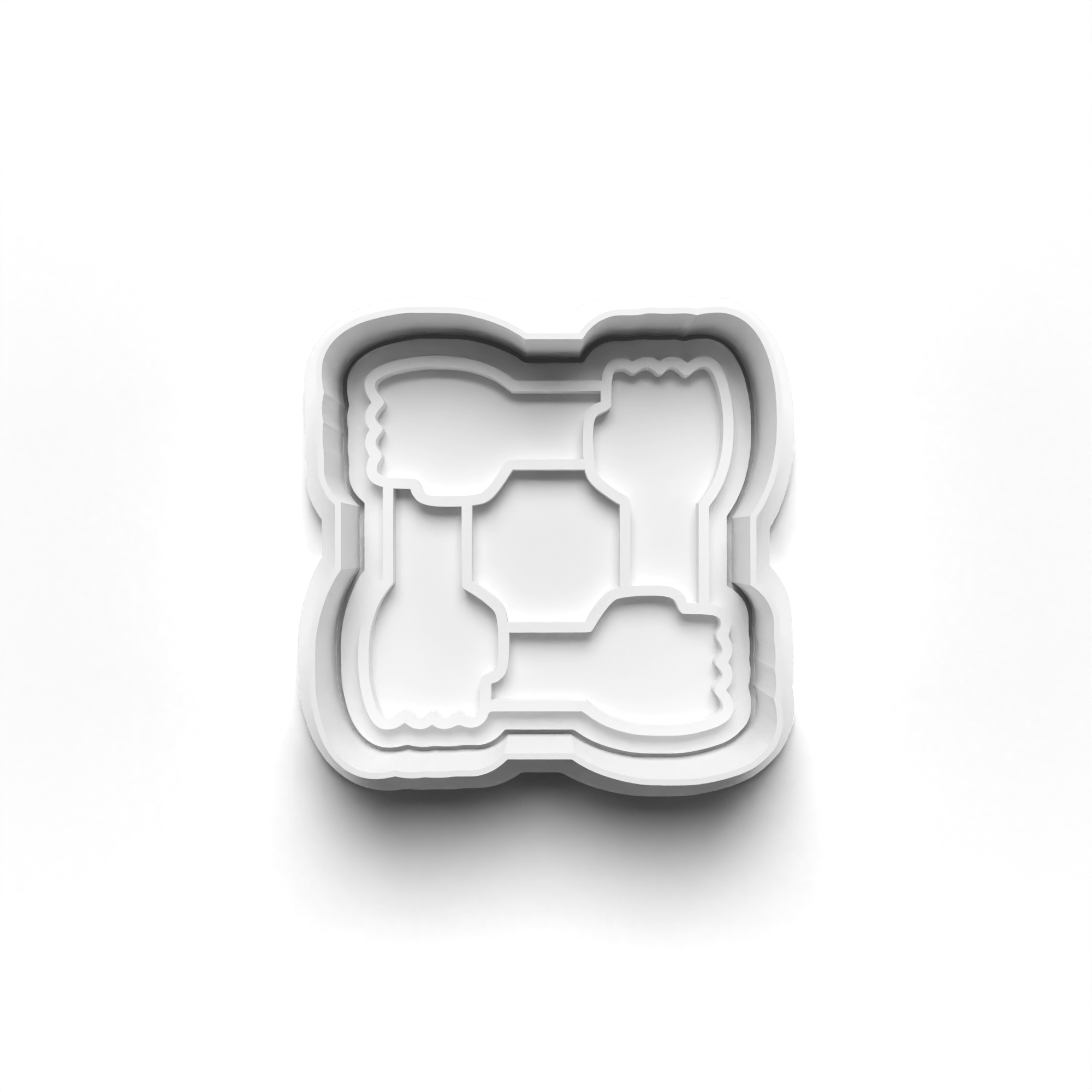 Inclusion Theme Cookie Cutters Set + Stamps for Baking, Crafts, Dough 0830