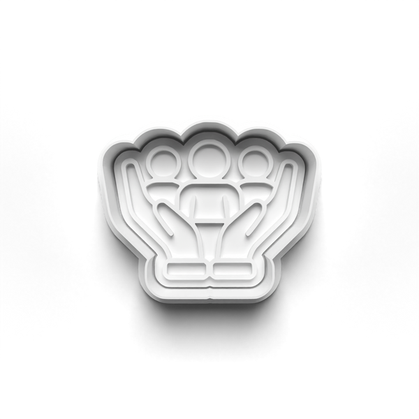 Inclusion Theme Cookie Cutters Set + Stamps for Baking, Crafts, Dough 0830