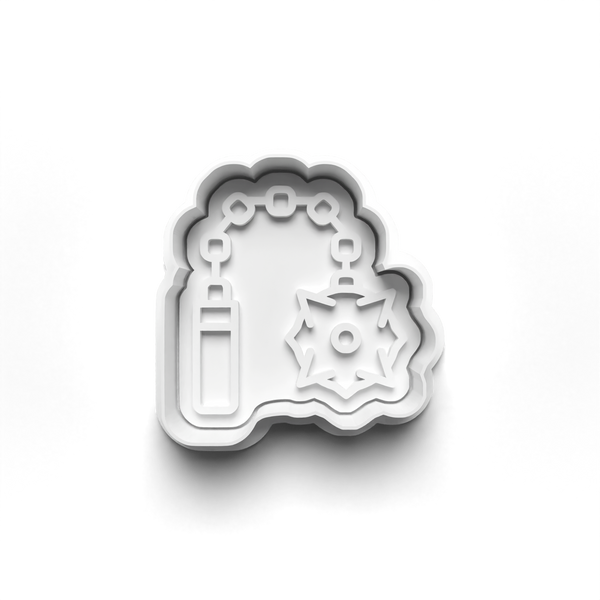 Medieval Theme Cookie Cutters Set + Stamps for Baking, Crafts, Dough 0831