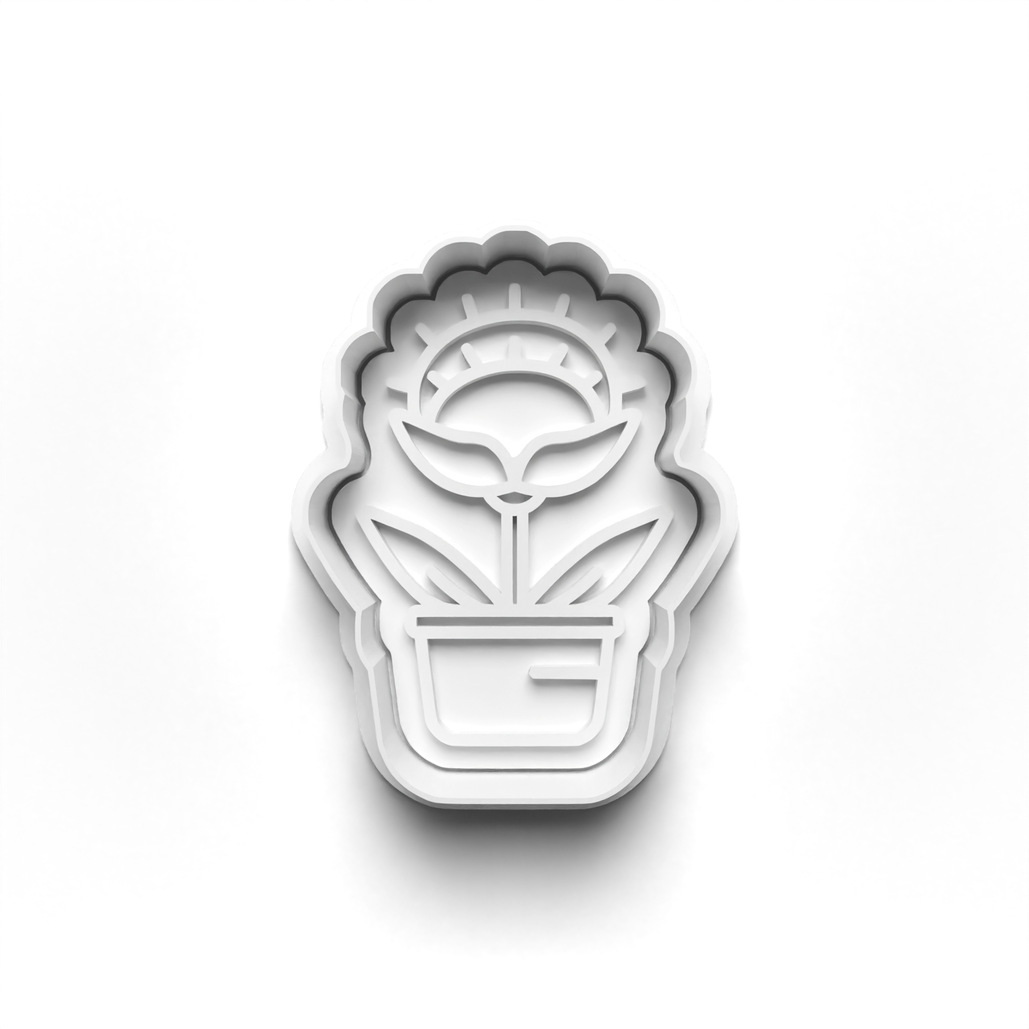 Carnivore Plants Theme Cookie Cutters Set + Stamps for Baking, Crafts, Dough 0832