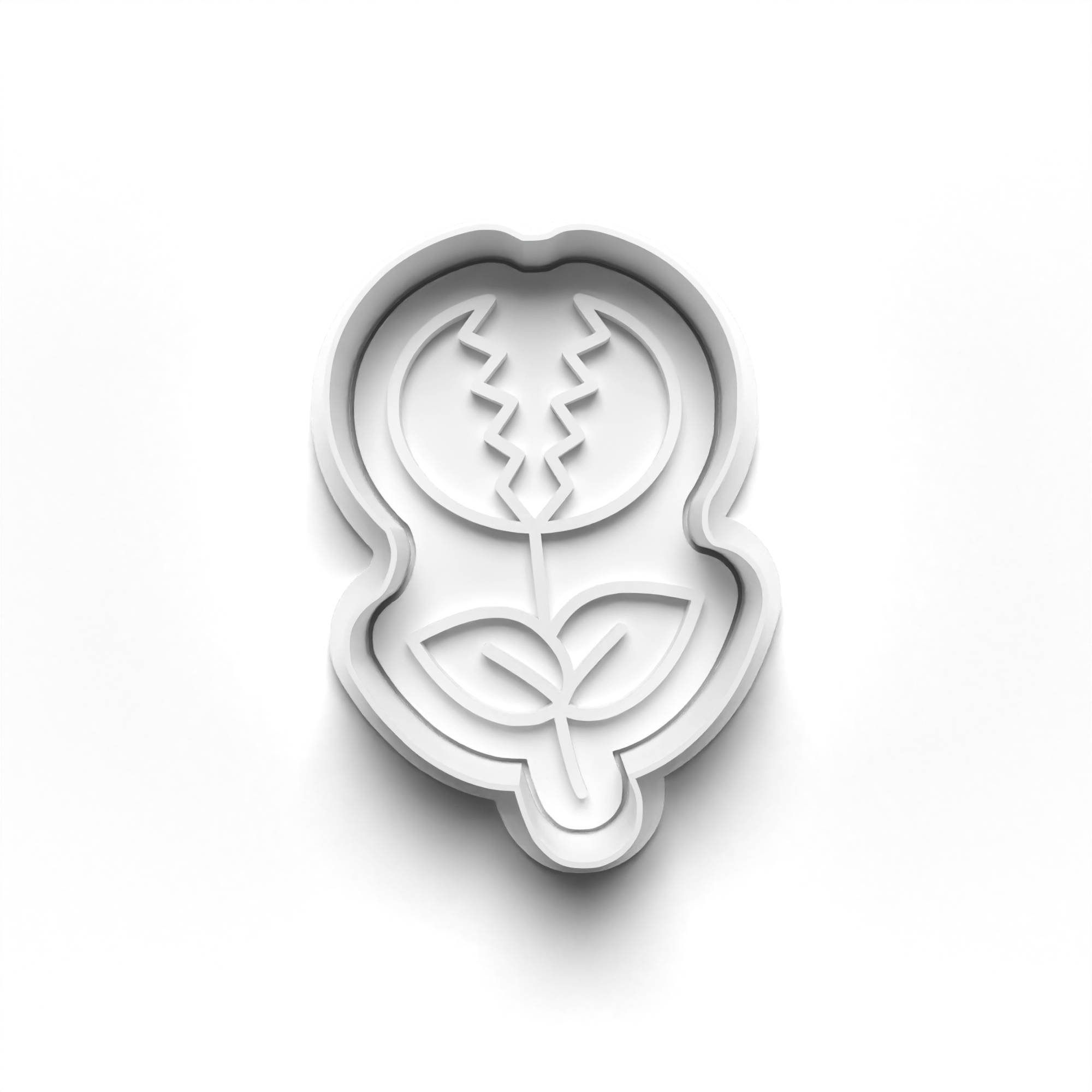 Carnivore Plants Theme Cookie Cutters Set + Stamps for Baking, Crafts, Dough 0832