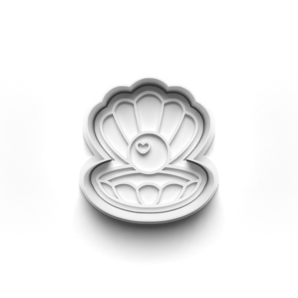 Mermaid Theme Cookie Cutters Set + Stamps for Baking, Crafts, Dough 0841