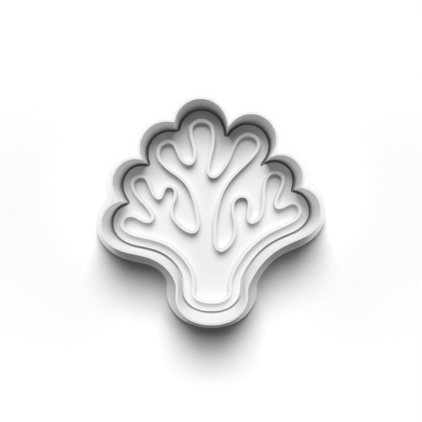 Mermaid Theme Cookie Cutters Set + Stamps for Baking, Crafts, Dough 0841