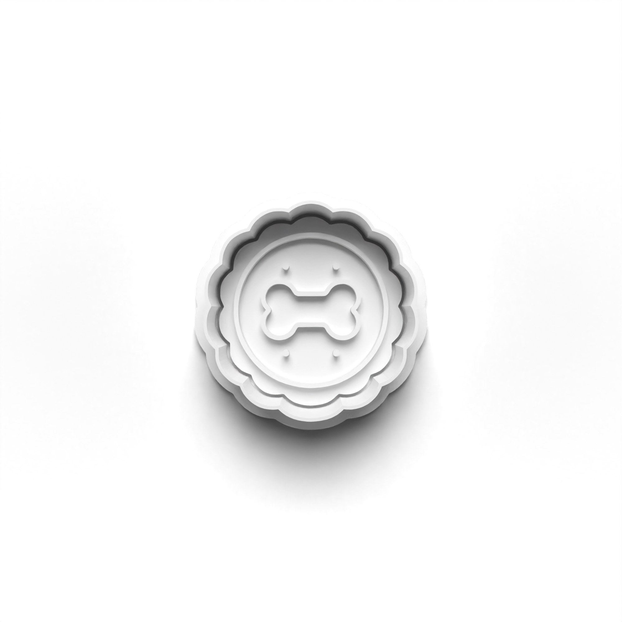 Dog Treats Cookie Cutters Set + Stamps for Baking, Crafts, Dough 0842