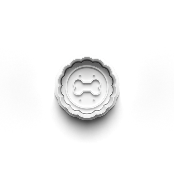 Dog Treats Cookie Cutters Set + Stamps for Baking, Crafts, Dough 0842