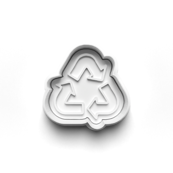 Trash and Recycling Theme Cookie Cutters Set + Stamps for Baking, Crafts, Dough 0849