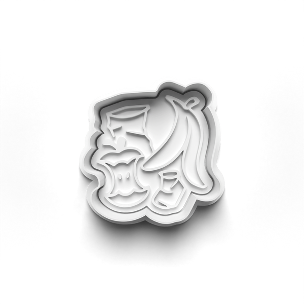 Trash and Recycling Theme Cookie Cutters Set + Stamps for Baking, Crafts, Dough 0849