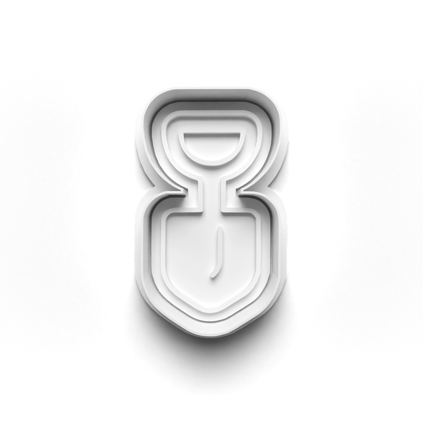 Beach Theme Cookie Cutters Set + Stamps for Baking, Crafts, Dough 0850