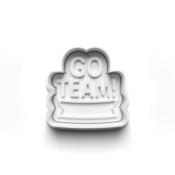 Cheerleader Theme Cookie Cutters Set + Stamps for Baking, Crafts, Dough 0851