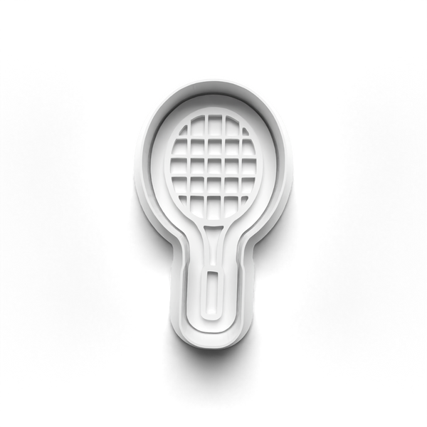 Badminton Theme Cookie Cutters Set + Stamps for Baking, Crafts, Dough 0852