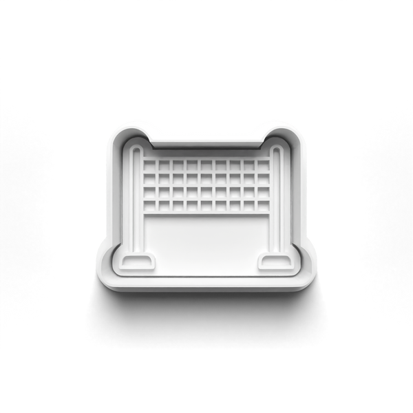 Badminton Theme Cookie Cutters Set + Stamps for Baking, Crafts, Dough 0852