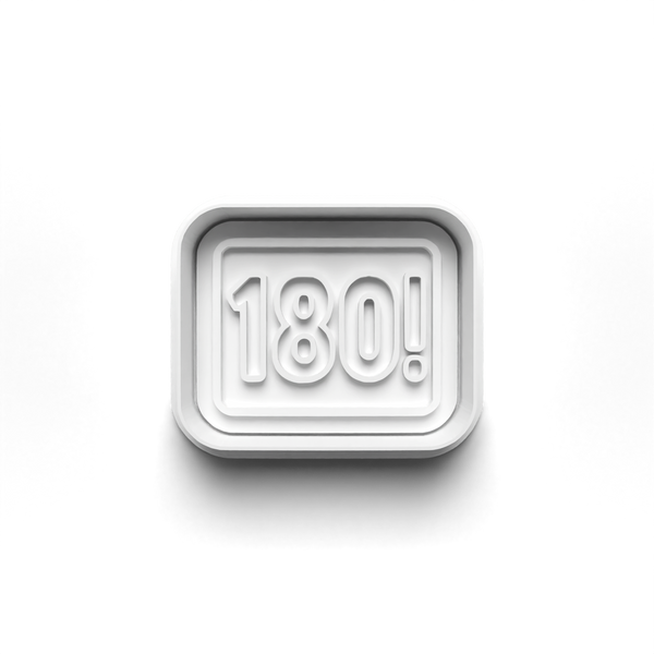 Darts Theme Cookie Cutters Set + Stamps for Baking, Crafts, Dough 0853