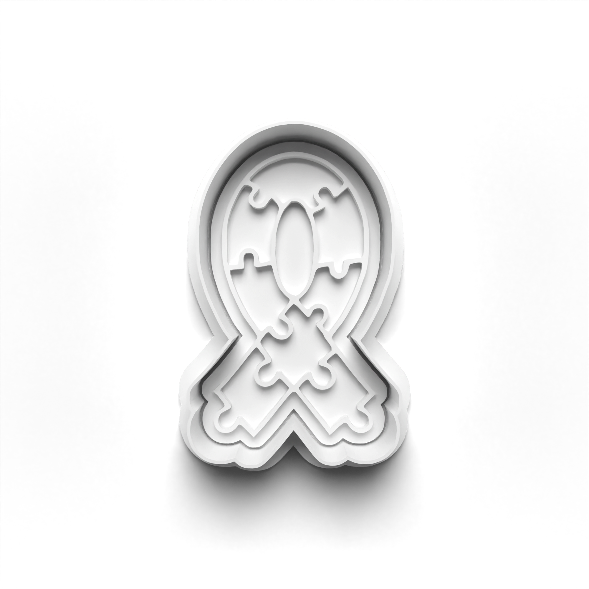 Autism Theme Cookie Cutters Set + Stamps for Baking, Crafts, Dough 0869