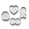 Autism Theme Cookie Cutters Set + Stamps for Baking, Crafts, Dough 0869